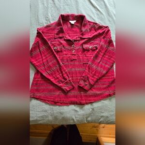 Natural Reflections Red and Maroon Knit Sweater